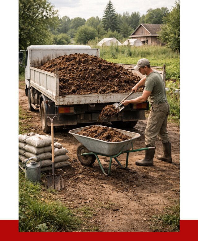 Купить коровий навоз с доставкой в Валуйках от 1916 р. | ПРОНЕРУДВли