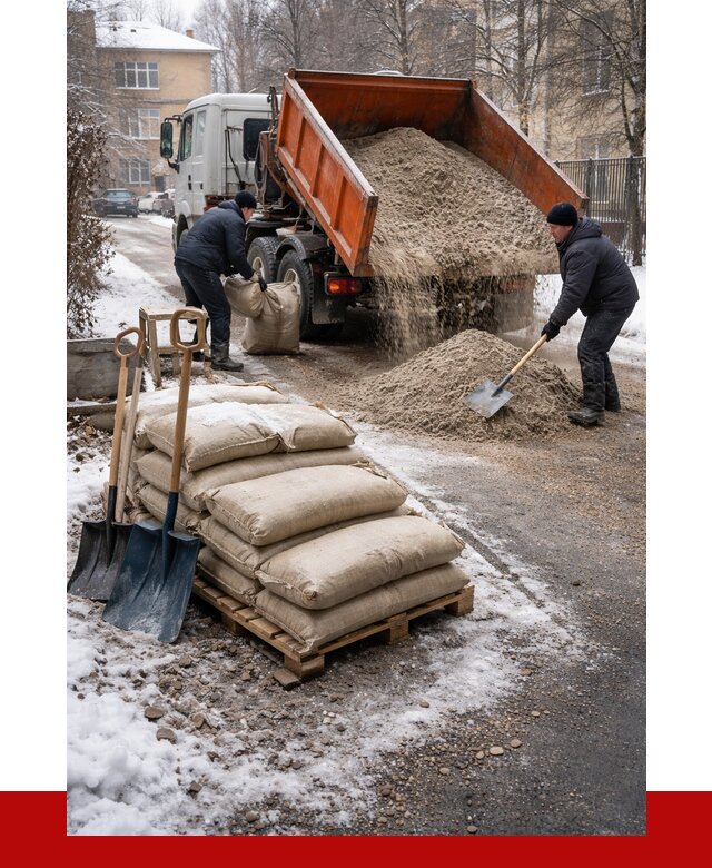 Противогололедные материалы оптом в Валуйках от 4471 р. | ПРОНЕРУДВли