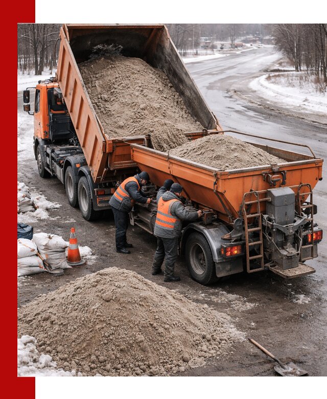 Поставка и вывоз пескосоля в Валуйках оптом и в розницу