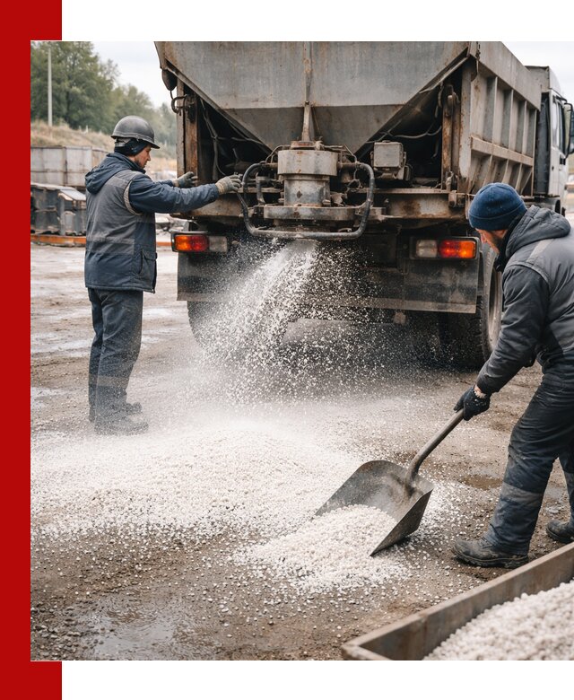 Доставка и продажа хлористого кальция в Валуйках