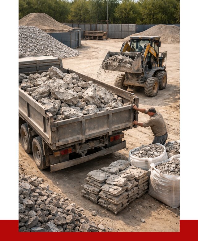 Купить бой бетона с доставкой в Валуйках от 5110 р. | ПРОНЕРУДВли