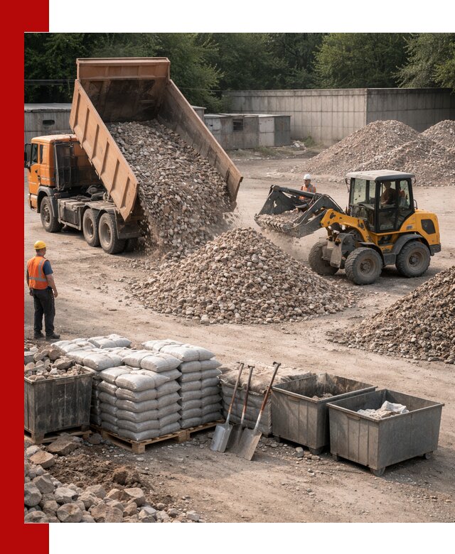 Вторичные материалы для отсыпки в Валуйках — поставка и доставка