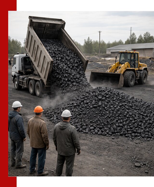 Доставка угля антрацита в Валуйках с самосвалами и погрузкой
