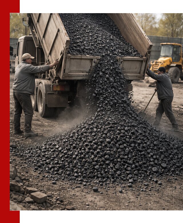 Доставка угля семечка самосвалами в Валуйках