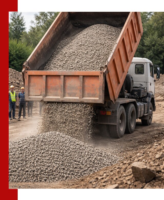 Доставка сыпучих материалов самосвалом в Валуйках быстро и надежно