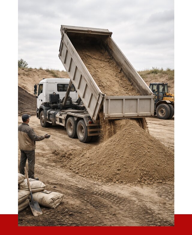 Доставка самосвалом 20 кубов в Валуйках от 7984 р. | ПРОНЕРУДВли