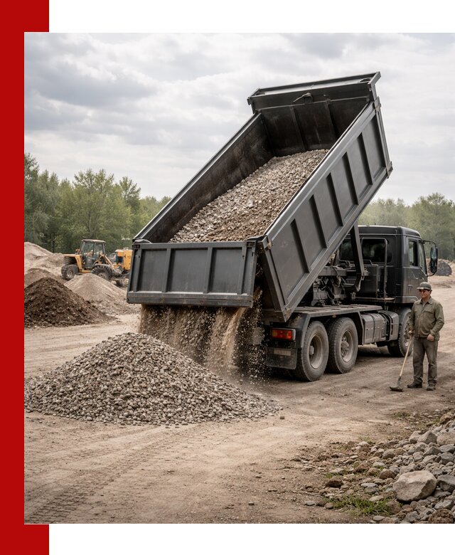 Доставка самосвалом 30 м3 по выгодным ценам в Валуйках