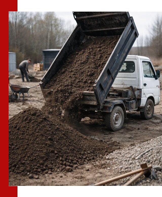 Аренда минисамосвала в Валуйках для доставки сыпучих материалов