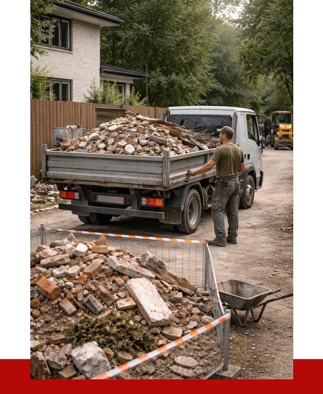 Вывоз строительного мусора с погрузкой в Валуйках от 7984 р | ПРОНЕРУДВли