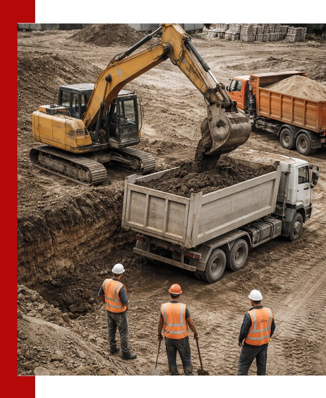 Разработка грунта для строительства и благоустройства в Валуйках