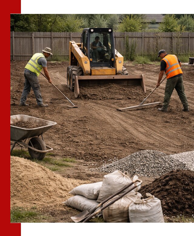 Выравнивание участка под строительство и благоустройство в Валуйках