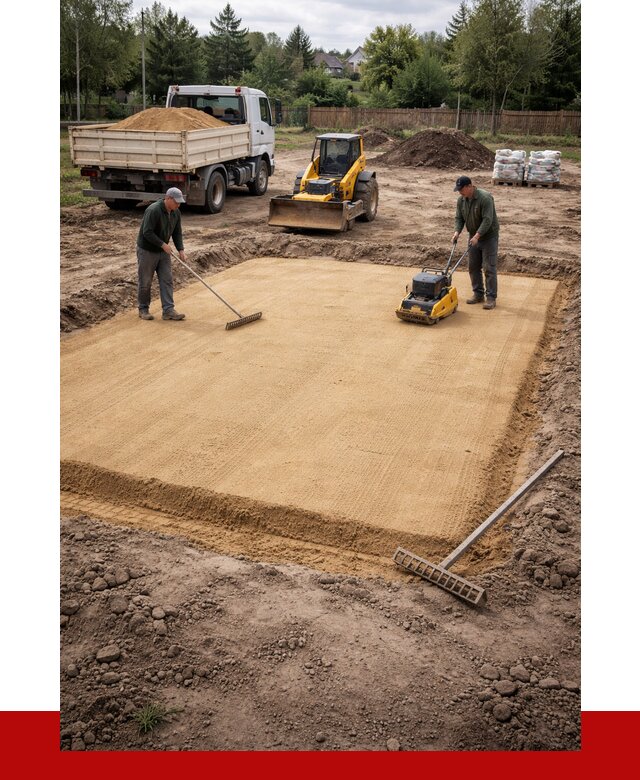 Устройство песчаной подушки в Валуйках от 4790 р. ПРОНЕРУДВли