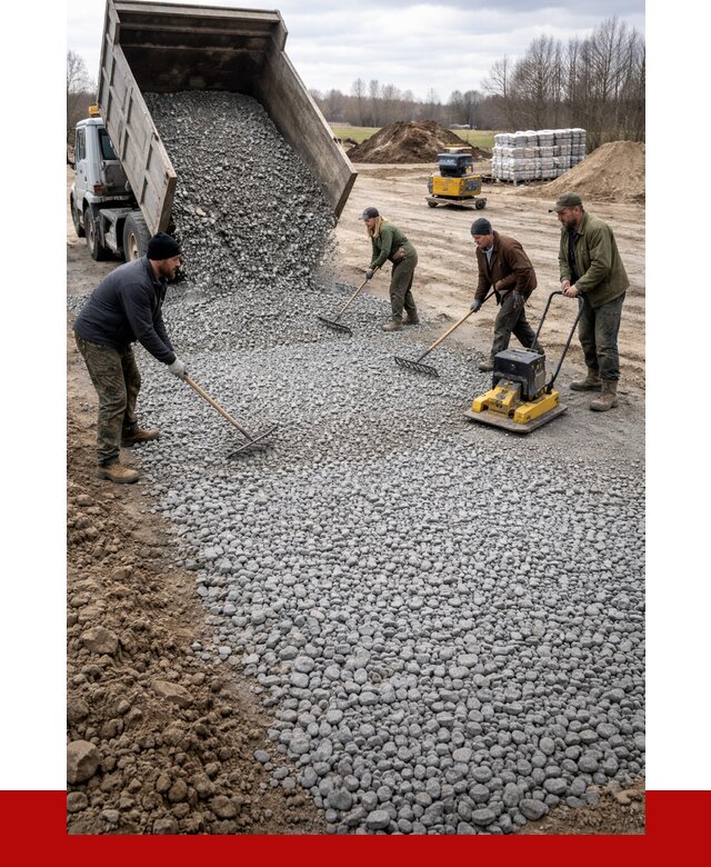 Устройство щебеночной подушки в Валуйках от 4790 р. ПРОНЕРУДВли