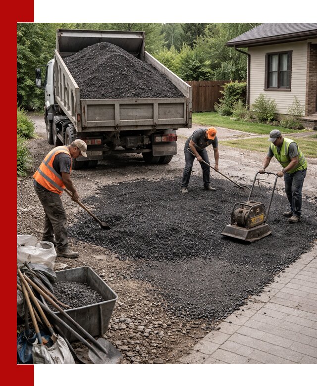 Асфальтовая крошка для двора с доставкой в Валуйках